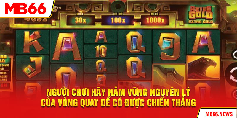 Người chơi hãy nắm vững nguyên lý của vòng quay để có được chiến thắng