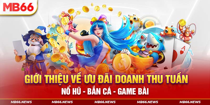 Giới thiệu về ưu đãi doanh thu tuần nổ hũ - bắn cá - game bài