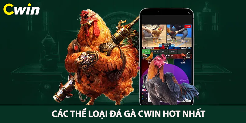 Các thể loại đá gà Cwin hot nhất hiện nay