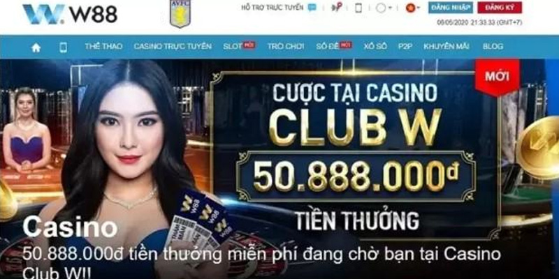 Giới thiệu kho game đặc sắc tại sảnh W88